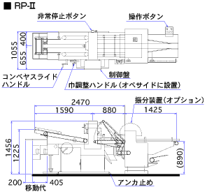 レシプロスライサー 姿図